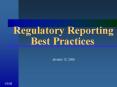 Regulatory Reporting Best Practices PowerPoint PPT Presentation