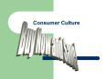 Consumer Culture PowerPoint PPT Presentation