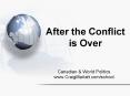 After the Conflict is Over PowerPoint PPT Presentation
