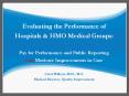 Evaluating the Performance of Hospitals PowerPoint PPT Presentation