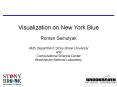 Visualization on New York Blue PowerPoint PPT Presentation