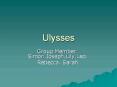 Ulysses PowerPoint PPT Presentation