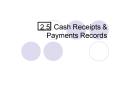 2.5 Cash Receipts PowerPoint PPT Presentation