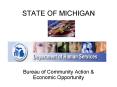 STATE OF MICHIGAN PowerPoint PPT Presentation