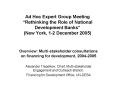 Ad Hoc Expert Group Meeting Rethinking the Role of National Development Banks New York, 12 December PowerPoint PPT Presentation