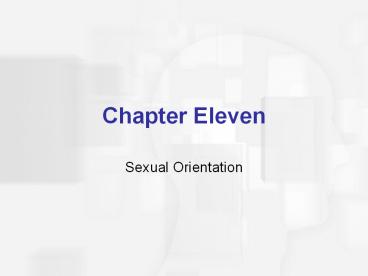 Chapter Eleven