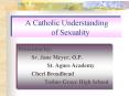 A Catholic Understanding of Sexuality PowerPoint PPT Presentation