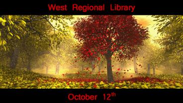 West Regional Library