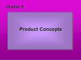 Product Concepts PowerPoint PPT Presentation