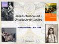 Jane Robinson ed. Unsuitable for Ladies PowerPoint PPT Presentation