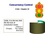 Concurrency Control