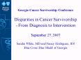 Georgia Cancer Survivorship Conference PowerPoint PPT Presentation