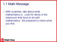 1.1 Math Message PowerPoint PPT Presentation