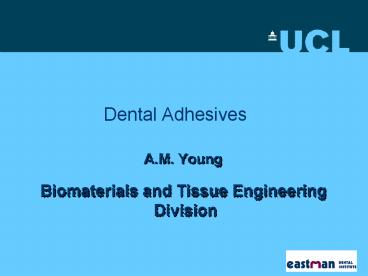 Dental Adhesives