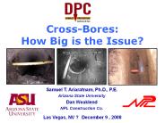 Cross-Bores: How Big is the Issue?