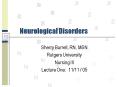 Neurological Disorders PowerPoint PPT Presentation