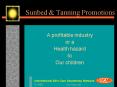 Sunbed PowerPoint PPT Presentation