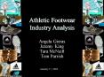 Athletic Footwear Industry Analysis PowerPoint PPT Presentation