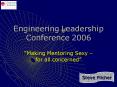 Engineering Leadership Conference 2006 PowerPoint PPT Presentation
