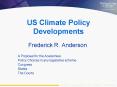 US Climate Policy Developments PowerPoint PPT Presentation