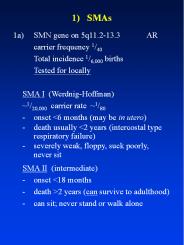 1)  SMAs