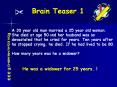 Brain Teaser 1 PowerPoint PPT Presentation