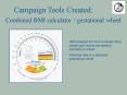 BMI assessment and corresponding weight gain recommendations provided on wheel PowerPoint PPT Presentation
