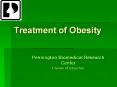 Treatment of Obesity PowerPoint PPT Presentation