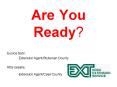Are You Ready PowerPoint PPT Presentation