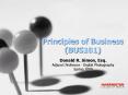 Principles of Business BUS101 PowerPoint PPT Presentation