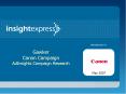 Gawker Canon Campaign AdInsights Campaign Research PowerPoint PPT Presentation