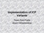 Implementation of ICP Variants