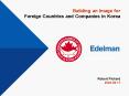 Building an Image for Foreign Countries and Companies in Korea PowerPoint PPT Presentation
