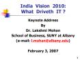 India Vision 2010: What Driveth IT PowerPoint PPT Presentation