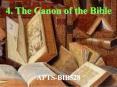 4. The Canon of the Bible PowerPoint PPT Presentation