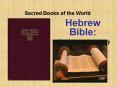 Sacred Books of the World PowerPoint PPT Presentation