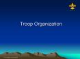 Troop Organization PowerPoint PPT Presentation