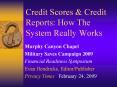 Credit Scores PowerPoint PPT Presentation