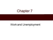 Work and Unemployment
