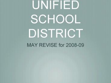 SADDLEBACK VALLEY UNIFIED SCHOOL DISTRICT