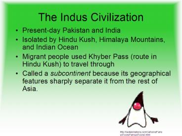 The Indus Civilization