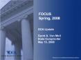 FOCUS Spring, 2008 PowerPoint PPT Presentation
