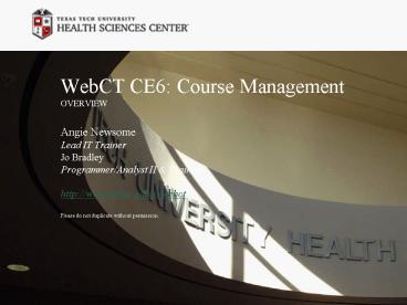 presentation player overlay