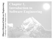 Chapter 1, Introduction to Software Engineering