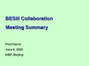 BESIII Collaboration