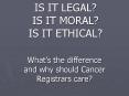 IS IT LEGAL IS IT MORAL IS IT ETHICAL PowerPoint PPT Presentation