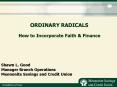 ORDINARY RADICALS How to Incorporate Faith PowerPoint PPT Presentation
