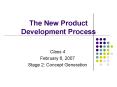 The New Product Development Process PowerPoint PPT Presentation