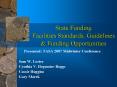 State Funding Facilities Standards, Guidelines PowerPoint PPT Presentation