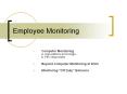Employee Monitoring PowerPoint PPT Presentation